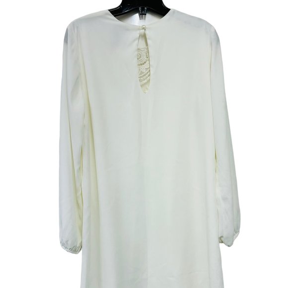 Wrangler Women's Long Sleeve Western Dress Cowboy Ivory - Size M - Picture 3 of 8